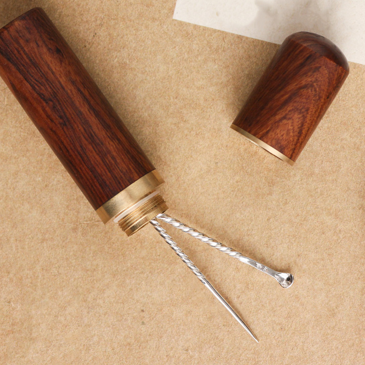 Jewelry Watches Box - 2Pcs Wooden Needle Storage Box Premium