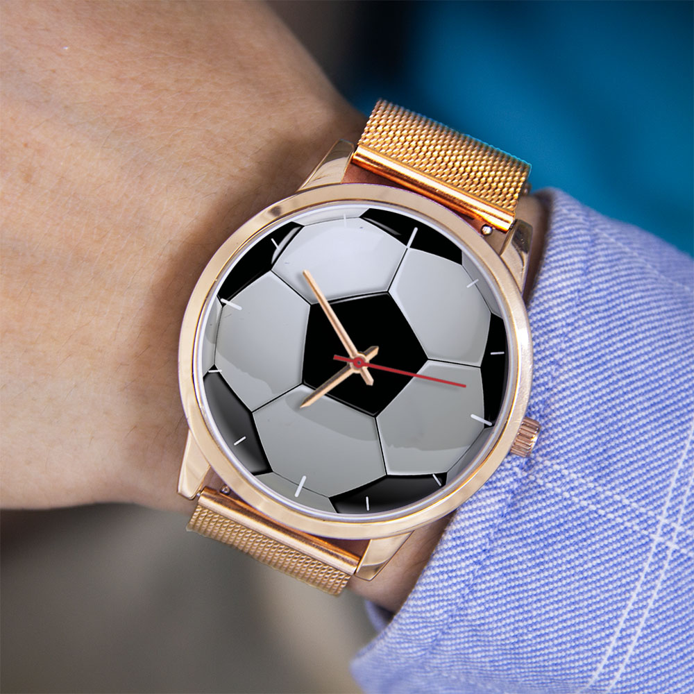 Football Soccer Design Fans Si - огляд і ціна Rose Gold Bracelet