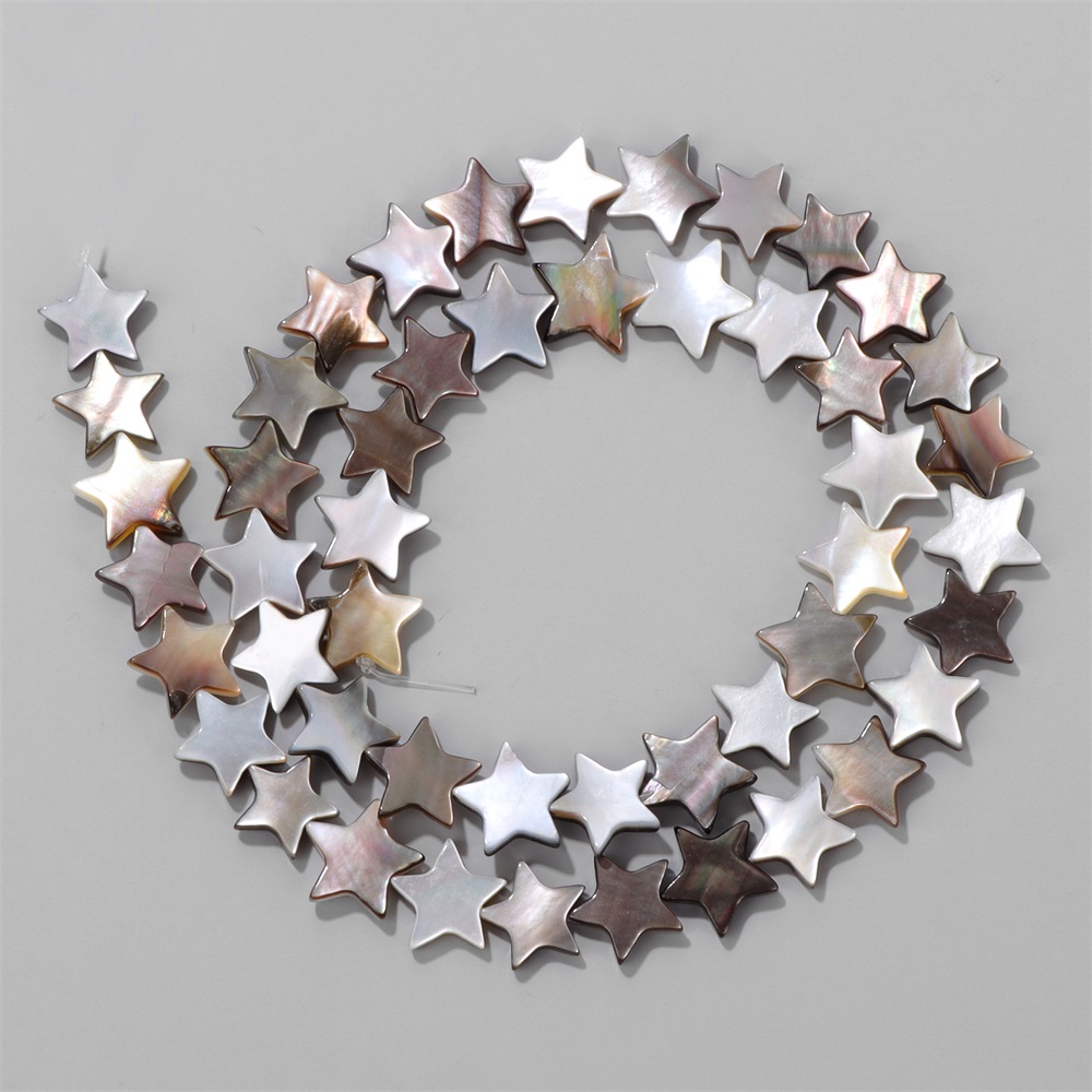 8/10/12mm Star Shape Black Gra - огляд і ціна Pearl Stud Earrings
