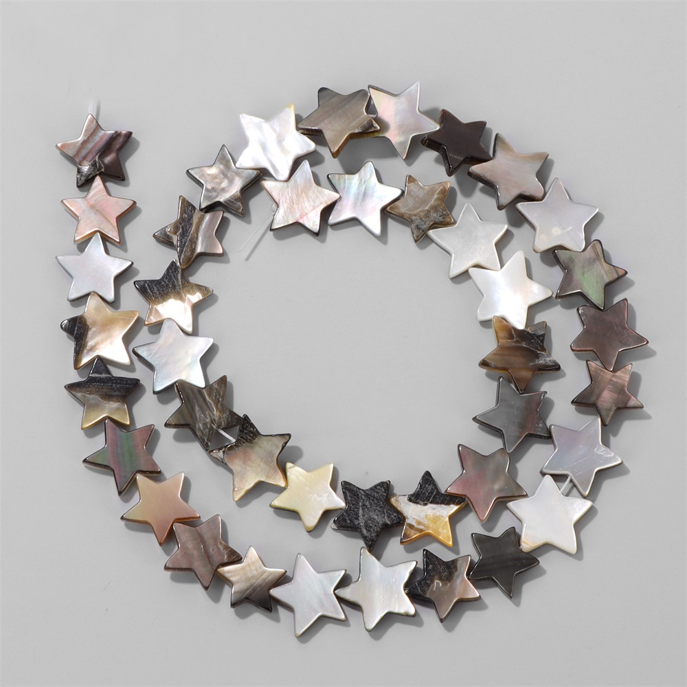 8/10/12mm Star Shape Black Gra - огляд і ціна Pearl Stud Earrings