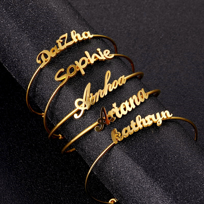 20 Styles Fashion Customized N - огляд і ціна Rose Gold Bracelet