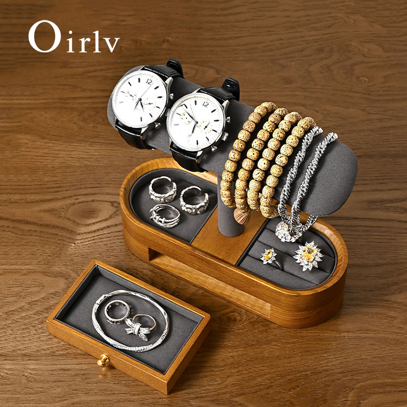Oirlv Solid Wood Watch Organiz - огляд і ціна Jewelry Watches Box
