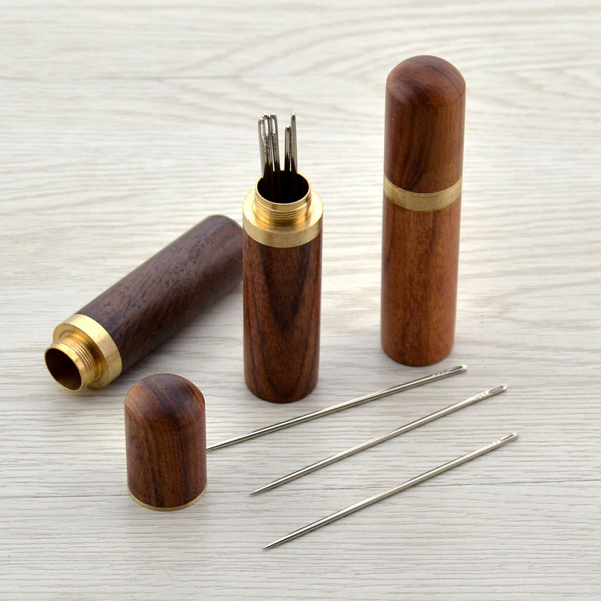 2Pcs Wooden Needle Storage Box - огляд і ціна Jewelry Watches Box