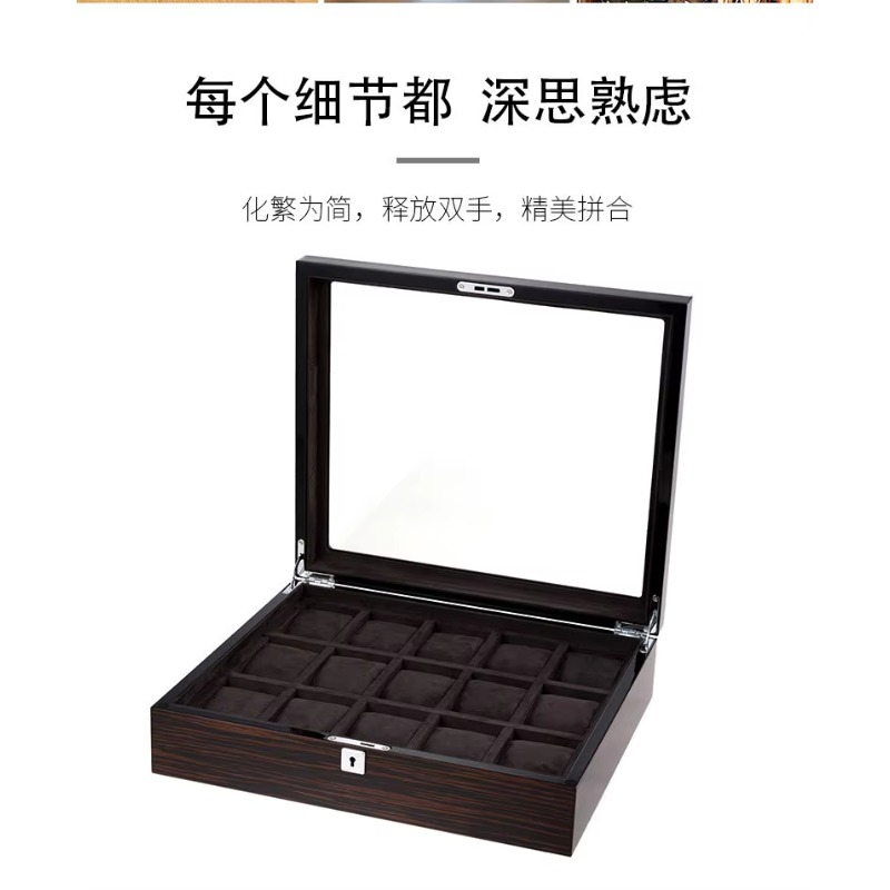 Hxl wooden piano lacquer multi - огляд і ціна Jewelry Watches Box