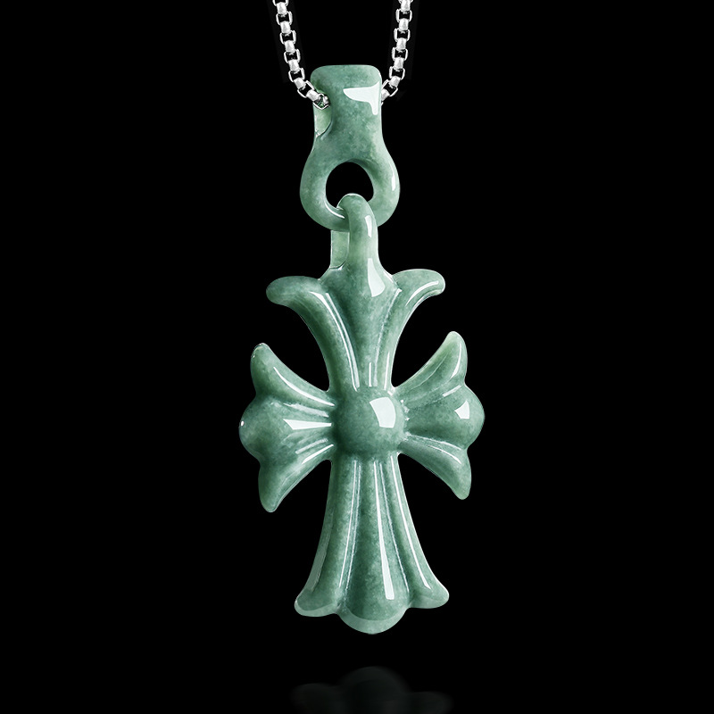 Natural Burmese Jadeite Cross  - огляд і ціна Jewelry & Watches Vitopoulos