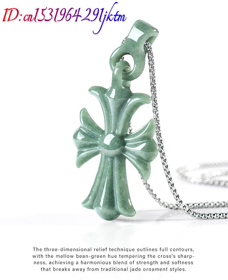 Natural Burmese Jadeite Cross  - огляд і ціна Jewelry & Watches Vitopoulos