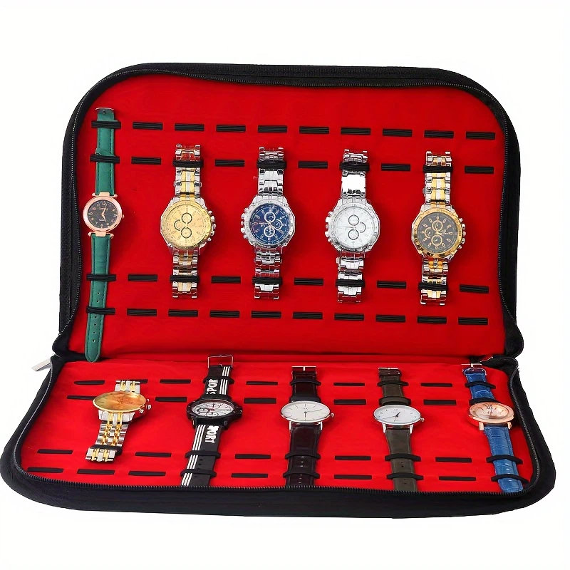 20 Slots Watch Storage Bag Con - огляд і ціна Jewelry Watches Box
