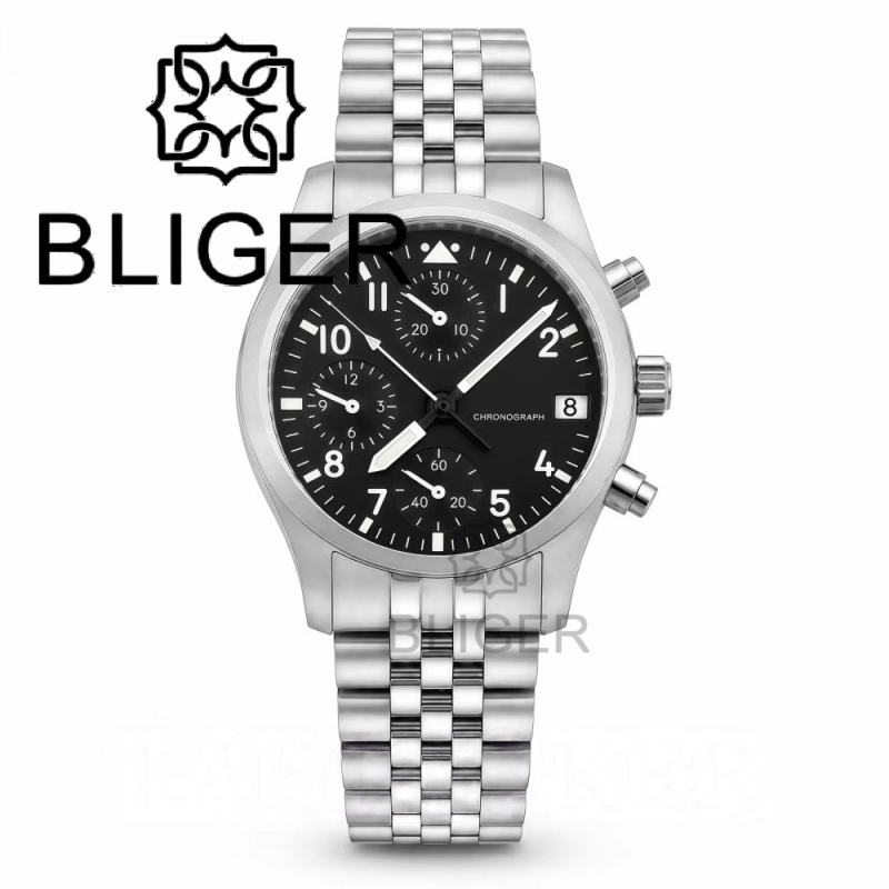 BLIGER Full Black Brushed 38mm - огляд і ціна Jewellery Watch