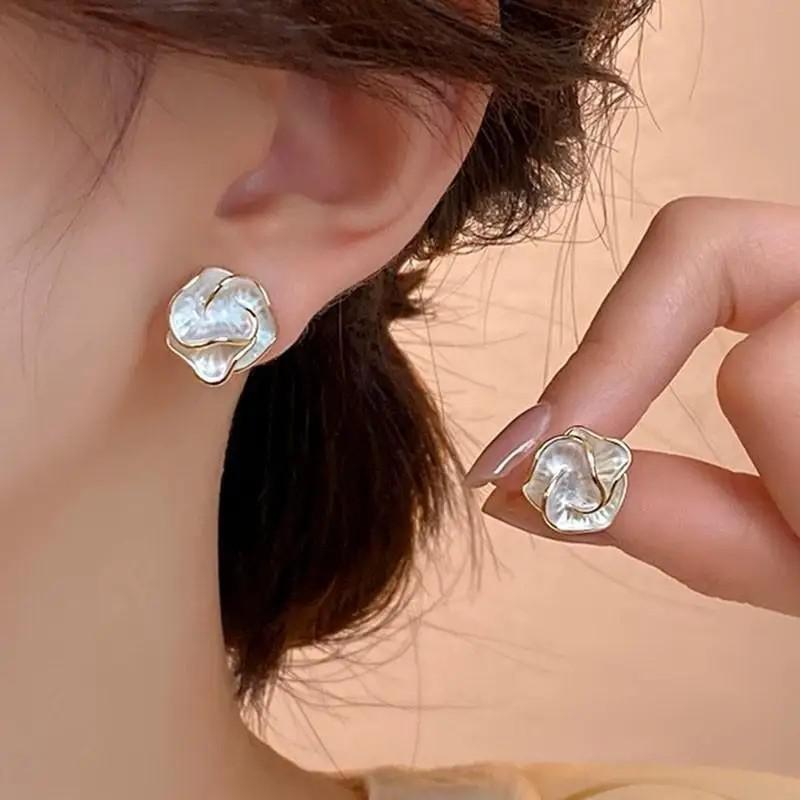925 Silver Needle Vintage Purp - огляд і ціна Pearl Stud Earrings