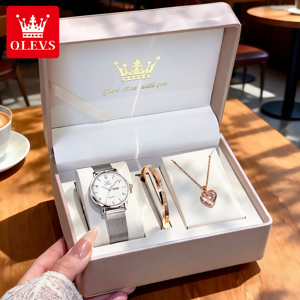 OLEVS 2996 Women Watches Origi - огляд і ціна Watch Display Box
