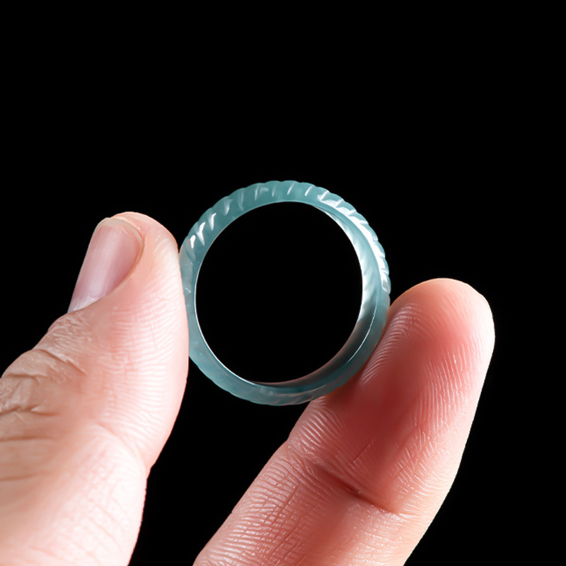 Blue Real Burmese Jadeite Ring - огляд і ціна Jewelry & Watches Vitopoulos