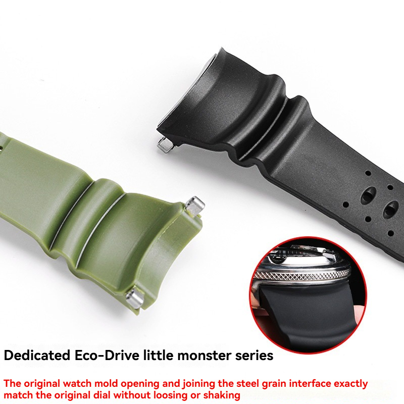 Curved End Waterproof Rubber W - огляд і ціна Citizen Watch Promaster