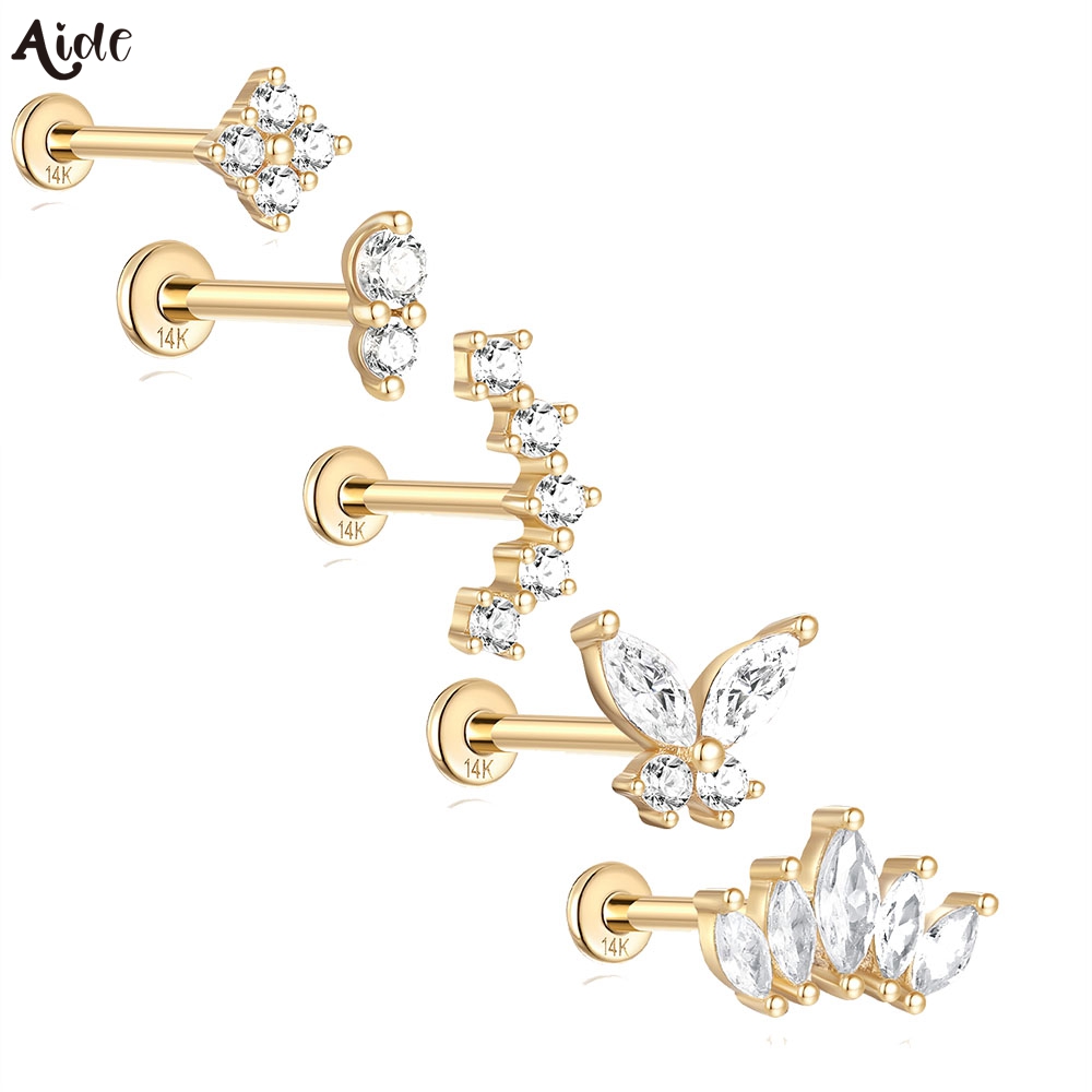 Aide DIY Zircon Pearl Earring  - огляд і ціна Pearl Stud Earrings