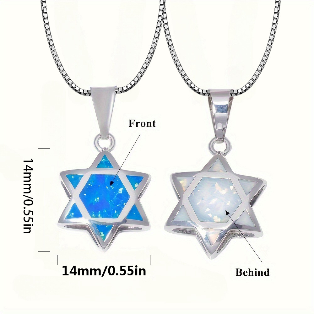 Star of David Opal Pendant Nec - огляд і ціна Jewelry & Watches Vitopoulos
