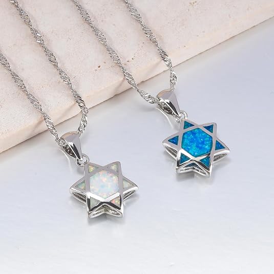Star of David Opal Pendant Nec - огляд і ціна Jewelry & Watches Vitopoulos