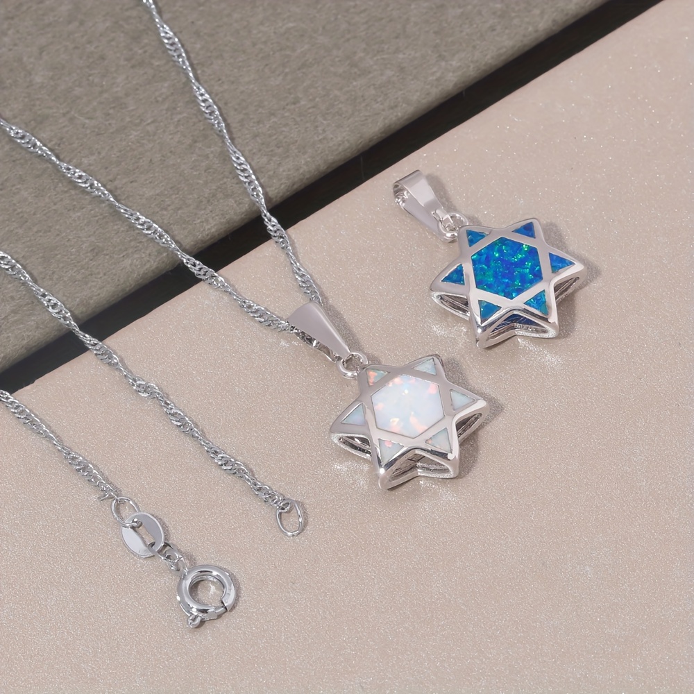 Star of David Opal Pendant Nec - огляд і ціна Jewelry & Watches Vitopoulos