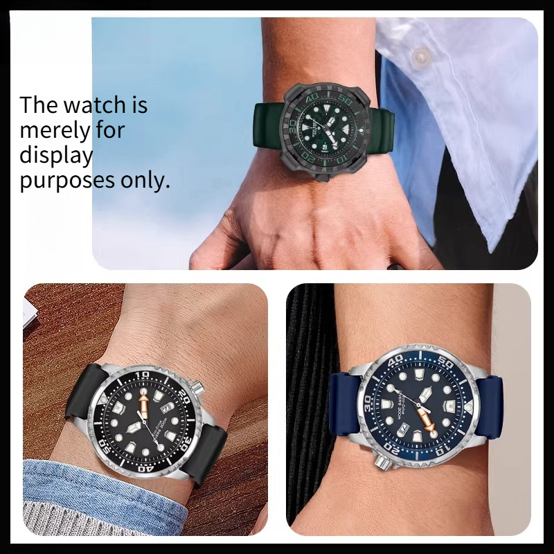 Convex-edge silicone watch str - огляд і ціна Citizen Watch Promaster