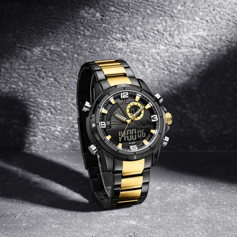 NAVIFORCE Men Dual Display Wat - огляд і ціна Watch Display Box