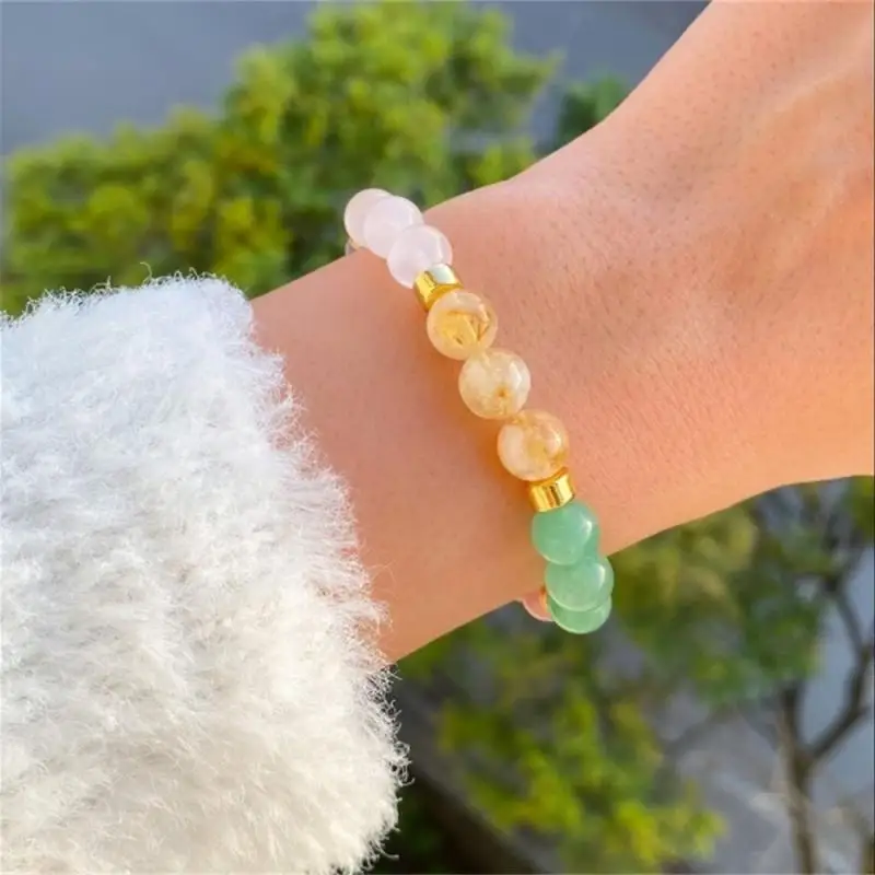 Natural Amethyst Rose Quartz B - огляд і ціна Rose Gold Bracelet